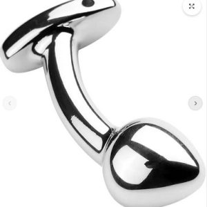 Curved Anal Plug Stainless Steel