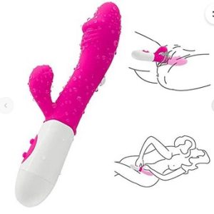 Dual pleasure rabbit vibrator and clitoral stimulator