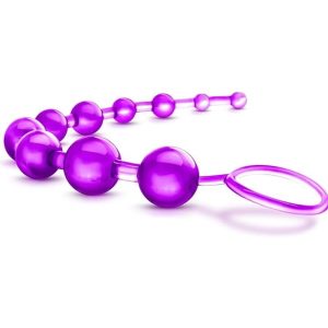 Long Size Crystal 10 Ball Anal Bead