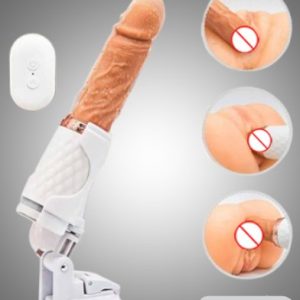 Remote Controlled Sex Machine Auto Heating Realistic Dildo