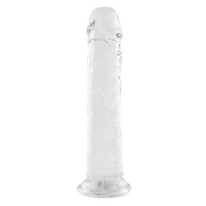 Trasparent Suction Base Silicone Dildo