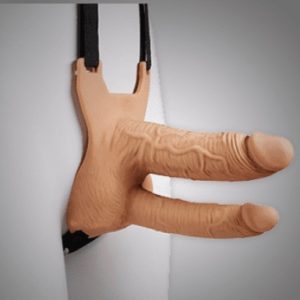 Double Penetration Strap on Hollow Dildo