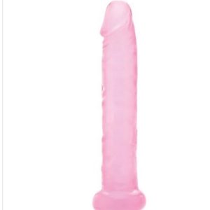 Pink Jelly Slim Dildo
