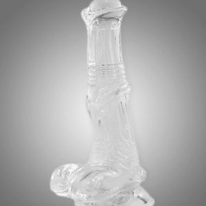 Transparent 10 Inch Horse Dildo with Strong Suction Cup